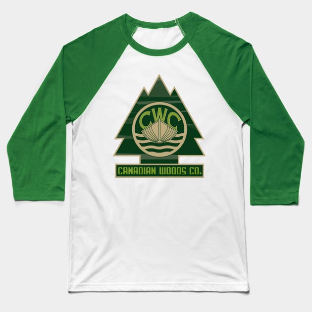 Canadian Woods Co. Baseball T-Shirt by TBM Christopher